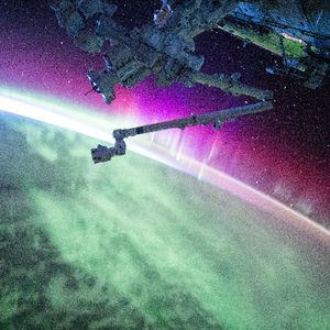 Aurora as seen from space
