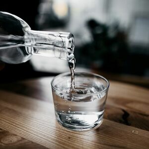 drinking glass water