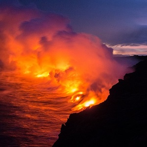volcano lava magma