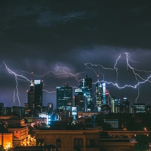 thunderstorm city