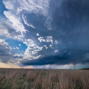 supercell Texas field