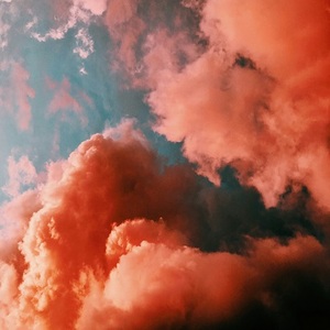 red clouds