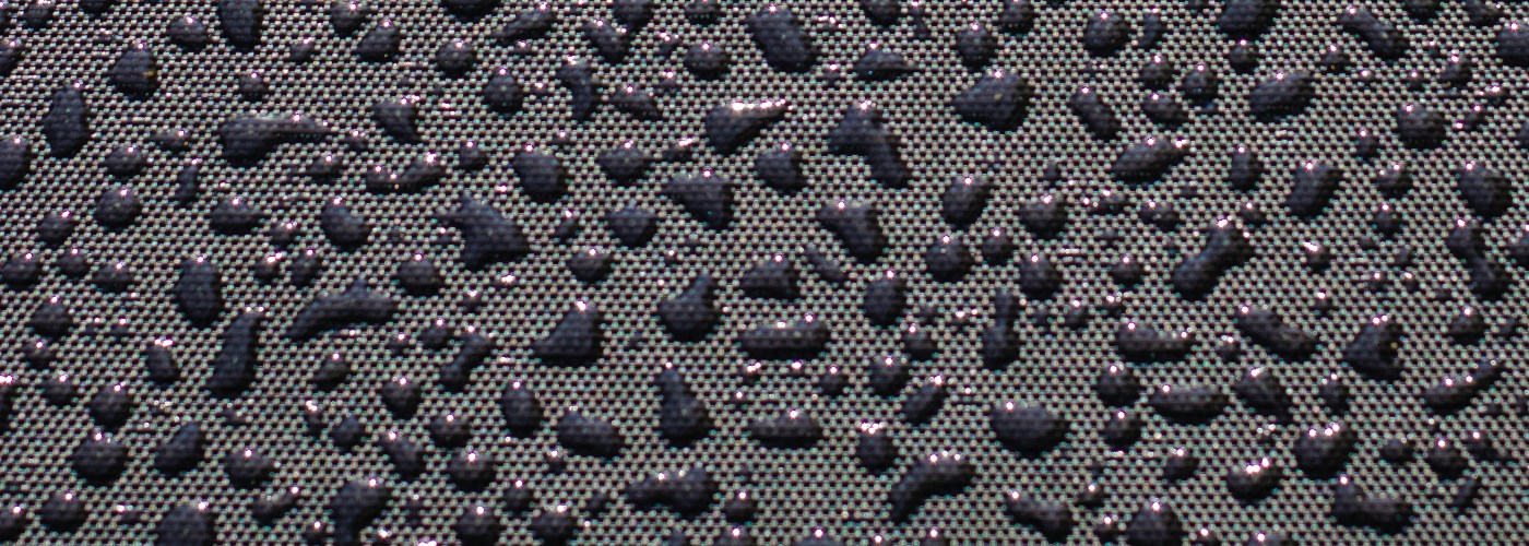 fabric water drops repellant