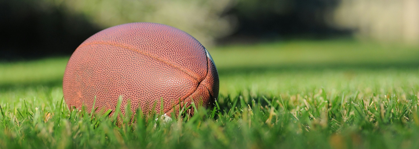 football American field grass