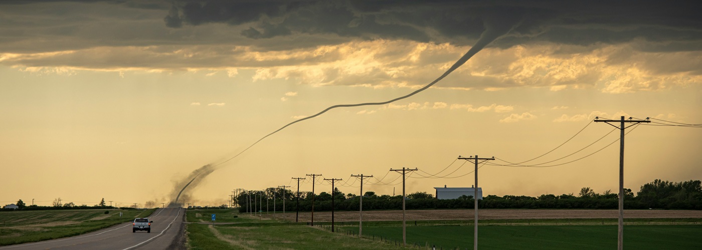 tornado road storm