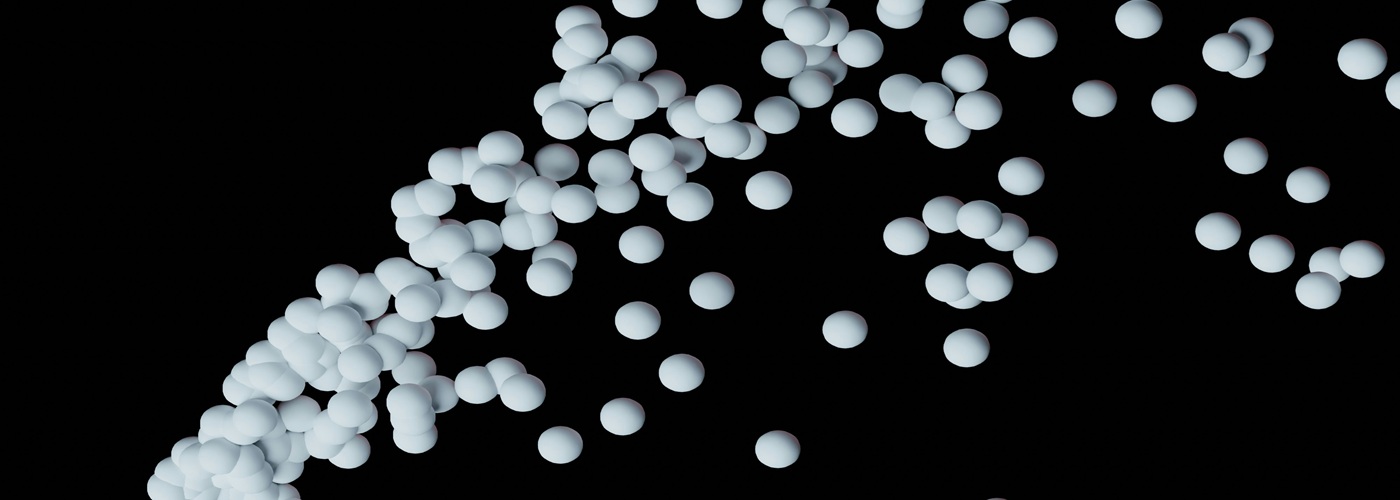 white beads