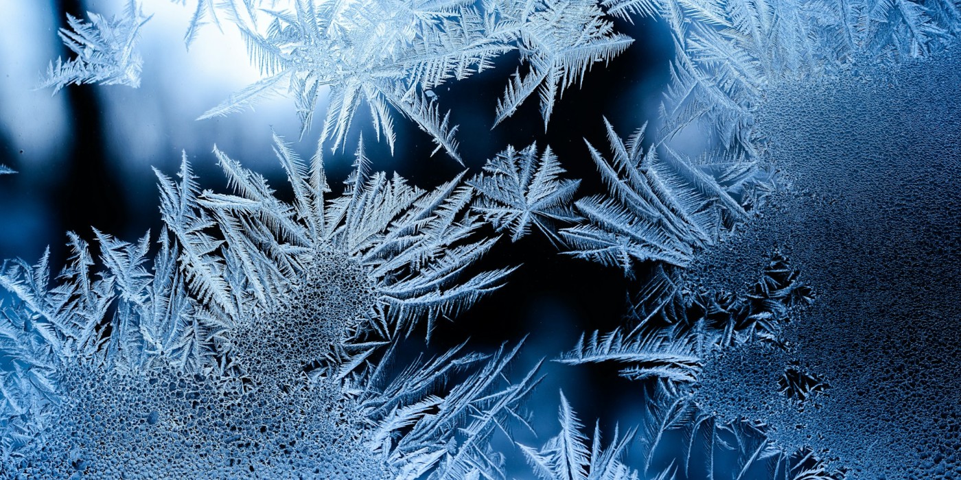frost on window