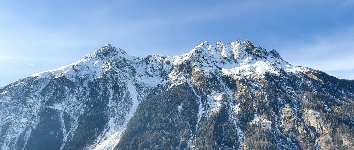 Snow in montains